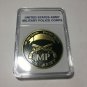 US ARMY MP Challenge Coin Of the Troops-For the Troops" With Labeled Case!