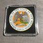NEW MEXICO (NM) State Seal Challenge Coin Colorized USA w/Case #365