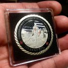 US Police Officers I Fear No Evil Challenge Coin Prayer Knight's Templar P88