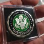 US Army Veteran Challenge Coin Silver Plated "This We'll Defend" with Case A-50