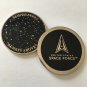 U.S. SPACE FORCE Challenge Coin USAF Semper Sutra Always Above Large 45mm BOXED