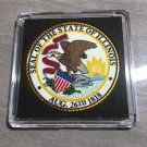 Great State of ILLINOIS State Seal Colorized Collectible Challenge Coin #384