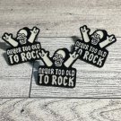 Never Too Old To Rock Homer Pins/Brooches - Lot of 3