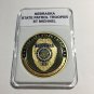 NEBRASKA STATE PATROL TROOPER Challenge Coin 40mm w/Case P79