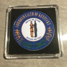 KENTUCKY State Seal Challenge Coin Colorized USA w/Case #380