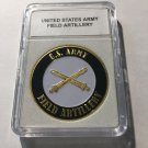 FIELD ARTILLERY Challenge Coin US Army -USA w Case A37