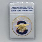CHALLENGE COIN-Seal Team Eight- US NAVY NAVAL SPECIAL WARFARE DEVELOPMENT GROUP