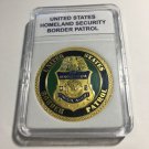 Border Patrol DOHS Gold Tone Challenge Coin G24