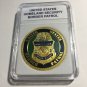 Border Patrol DOHS Gold Tone Challenge Coin G24