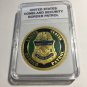 Border Patrol DOHS Gold Tone Challenge Coin G24