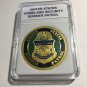 Border Patrol DOHS Gold Tone Challenge Coin G24