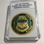 Border Patrol DOHS Gold Tone Challenge Coin G24