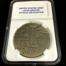 APACHE UH-64 Challenge Coin Attack Helicopter Boeing United States Army A-28