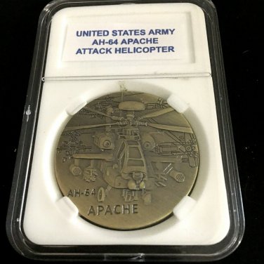 APACHE UH-64 Challenge Coin Attack Helicopter Boeing United States Army A-28