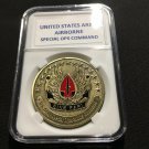 ARMY AIRBORNE SPECIAL OPERATIONS COMMAND Challenge Coin US Army w Case A9