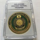 OKLAHOMA HIGHWAY PATROL TROOPER  St. Michael Challenge Coin 40mm with Case P81