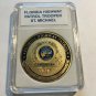 FLORIDA HIGHWAY PATROL Tropper Challenge Coin w CASE! P55