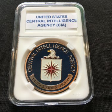 CIA US Central Intelligence Agency COPPER SE Washington DC Challenge Coin G21