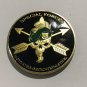 United States Army Special Forces Colorized GOLD FINISH Challenge Coin 40mm A22