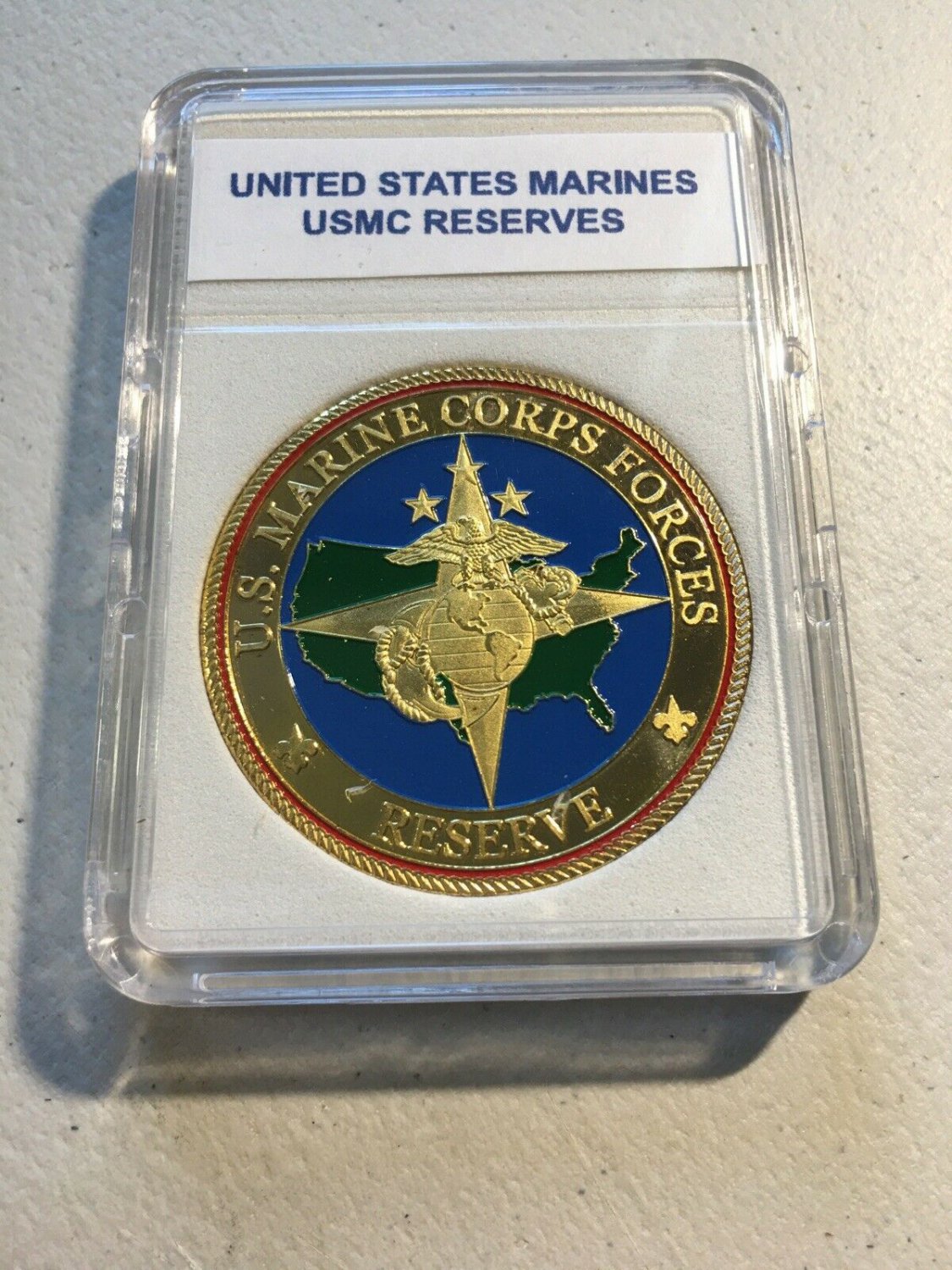 USMC RESERVES Challenge Coin Semper Fi US Marine Corps USMC #M-16