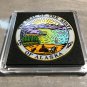 ALASKA State Seal Challenge Coin Colorized USA w/Case #348