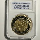 Shellback United States Navy Marine Corps USN USMC Challenge Coin N-20