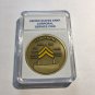 CORPORAL Challenge Coin-United States Army 40mm with Case