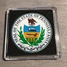 PENNSYLVANIA State Seal Challenge Coin Colorized USA w/Case #358