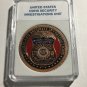 DOHS Security Investigations Special Agent Badge Challenge Coin G-38 Copper Ver.