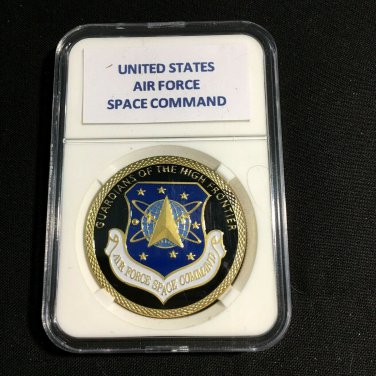 SPACE COMMAND Challenge Coin United States AIR FORCE USAF 40mm AF2