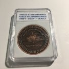 Force Reconnaissance Challenge Coin US Marines-USMC COPPER with Case M28