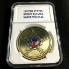 UNITED STATES Secret Service St. Michael's Challenge Coin Premium Grade 40mm G27