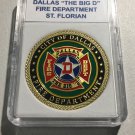 DALLAS "THE BIG D" FIRE DEPARTMENT GOLD PLATED FINISH Challenge Coin F5
