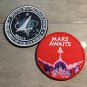 USAF Space Force Patch Set-Mars Awaits-Hook & LoopBack 3" Set of 2