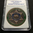 LOS ANGELES COUNTY SHERIFF'S DEPARTMENT COPPER SE Challenge Coin 40mm P48