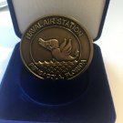 US Navy NAS Naval Air Station PENSACOLA FLORIDA CHALLENGE COIN Large 45mm w/Box