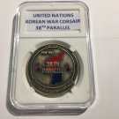 United Nations Korean War 38th Parallel Corsair F4U Challenge Coin