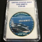 USS NIMITZ CVN-68 Challenge Coin United States Navy USN w Case 40mm #N13