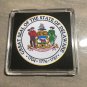 DELAWARE State Seal Challenge Coin Colorized USA w/Case #388