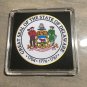 DELAWARE State Seal Challenge Coin Colorized USA w/Case #388