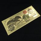 Beautiful<1863 American Eagle Gold Certificate 24k $100> Rep. *Banknote*