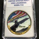 USS LOUISIANA SSBN-743 Challenge Coin United States Navy USN 40mm #N17