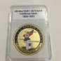 US MILITARY Korean War Veterans "Honor Our Real Heroes" Challenge Coin w Case