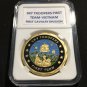 Vietnam Sky Troopers First Cavalry Division-First Team Challenge Coin w Case A42