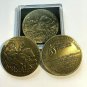 2X NEW U.S. Navy Trusty Shellback Challenge Coin with Cases N58