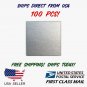 100 Square 1" SILVER SCRATCH OFF Stickers Games/Ticket/Favor Business Promotions