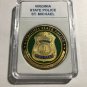VIRGINIA STATE POLICE TROOPER Shield POLICE St. Michael Challenge Coin 40mm P-54