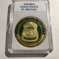 VIRGINIA STATE POLICE TROOPER Shield POLICE St. Michael Challenge Coin 40mm P-54