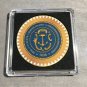 RHODE ISLAND State Seal Colorized Collectible Challenge Coin w/Case #357