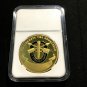 U.S ARMY Special Forces AIRBORNE DE OPRESSO LIBER CHALLENGE COIN w CASE! A-4